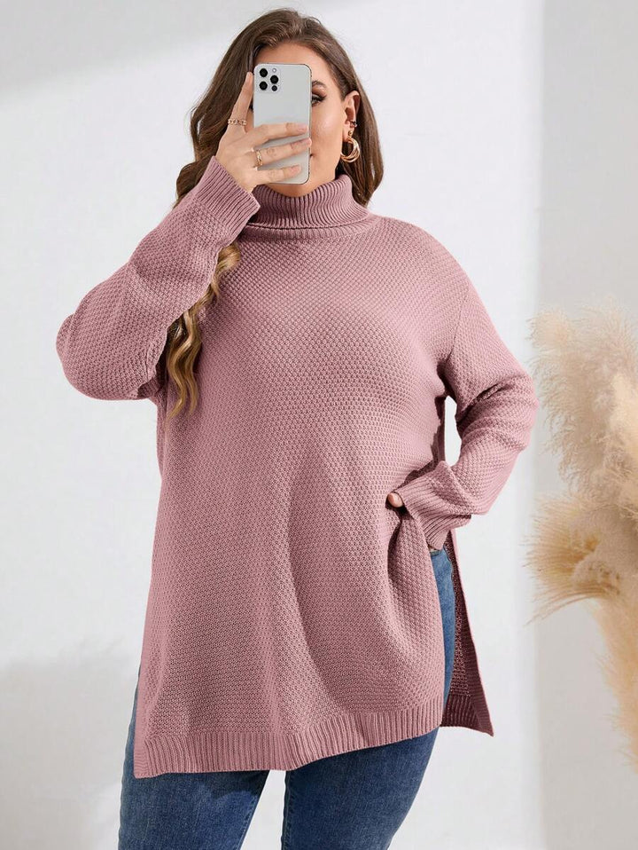 Pullovers Split Hem Sweater