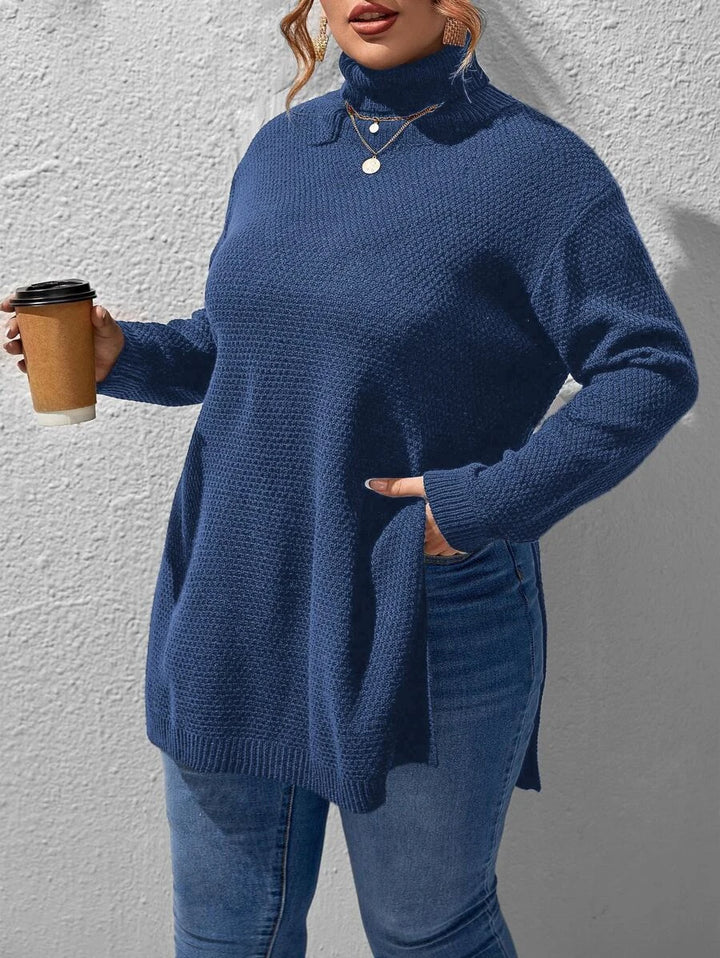 Pullovers Split Hem Sweater