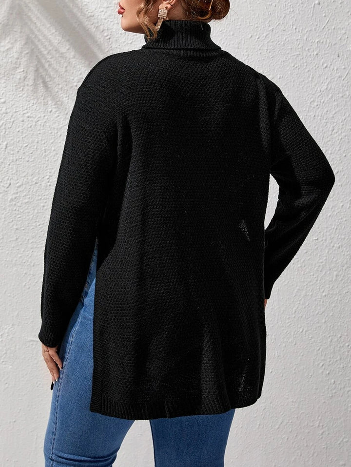 Pullovers Split Hem Sweater