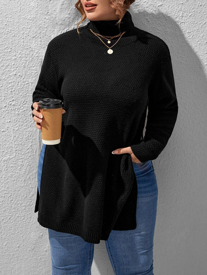 Pullovers Split Hem Sweater