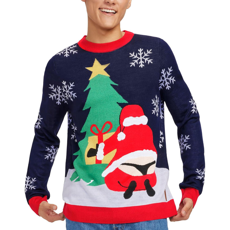 Funny Ugly Christmas Holiday Pullover Sweater