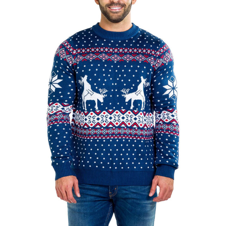 Whimsical and Playful Christmas Holiday Pullover Sweater