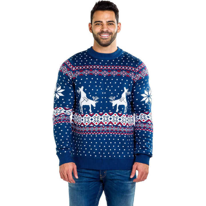 Whimsical and Playful Christmas Holiday Pullover Sweater