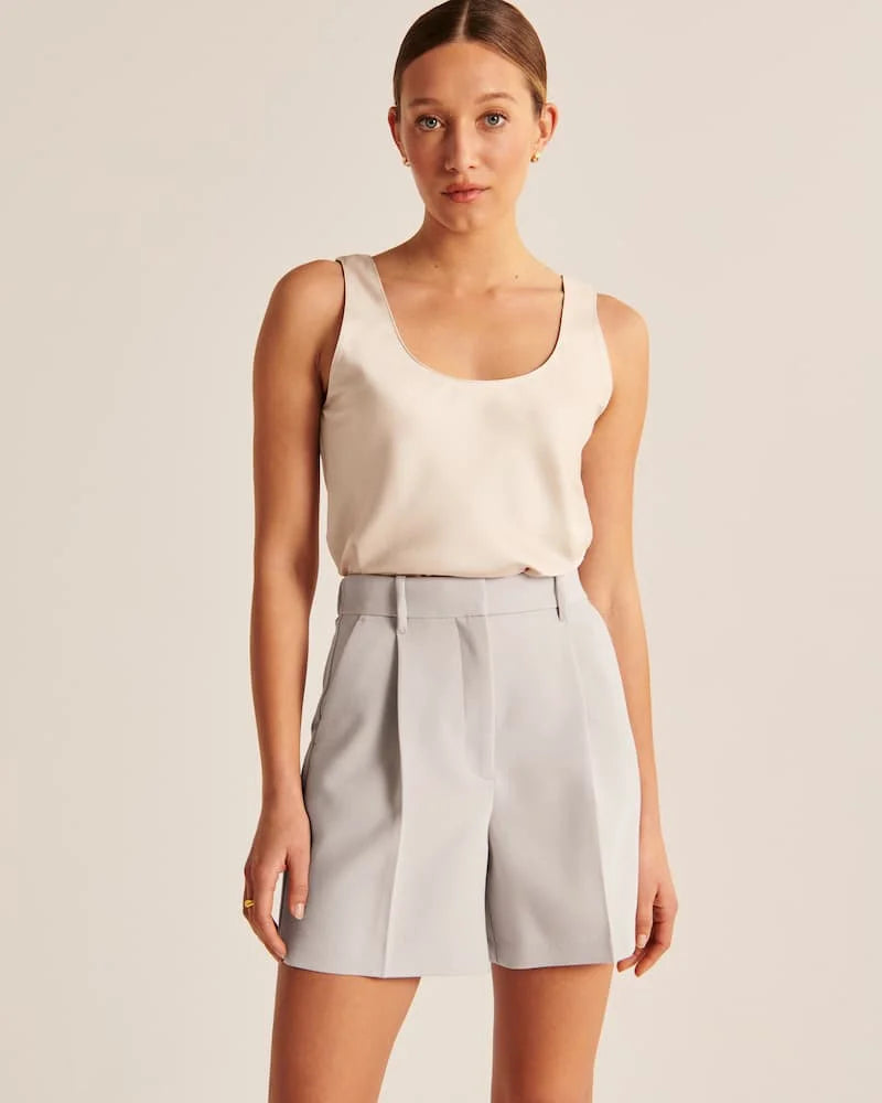 Ultra High Rise Tailored Shorts