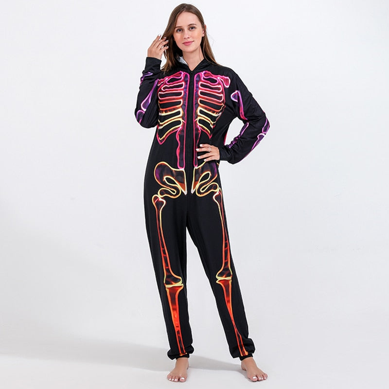 The Skeleton Family Jumpsuit Set