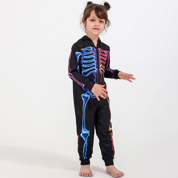 The Skeleton Family Jumpsuit Set