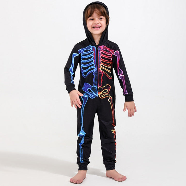 The Skeleton Family Jumpsuit Set