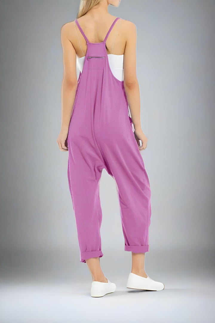 Cozy And Comfy Fit Jumpsuit With Pockets