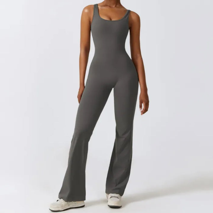 Sleek Design One Piece Jumpsuit With Wide Straps