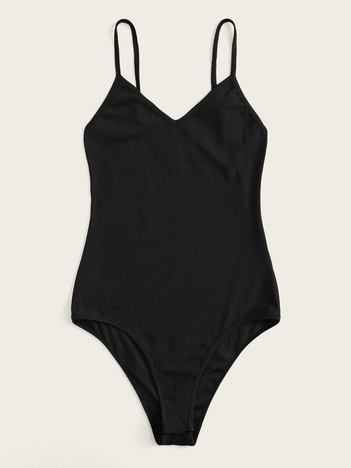 Solid Cheeky Cami Bodysuit