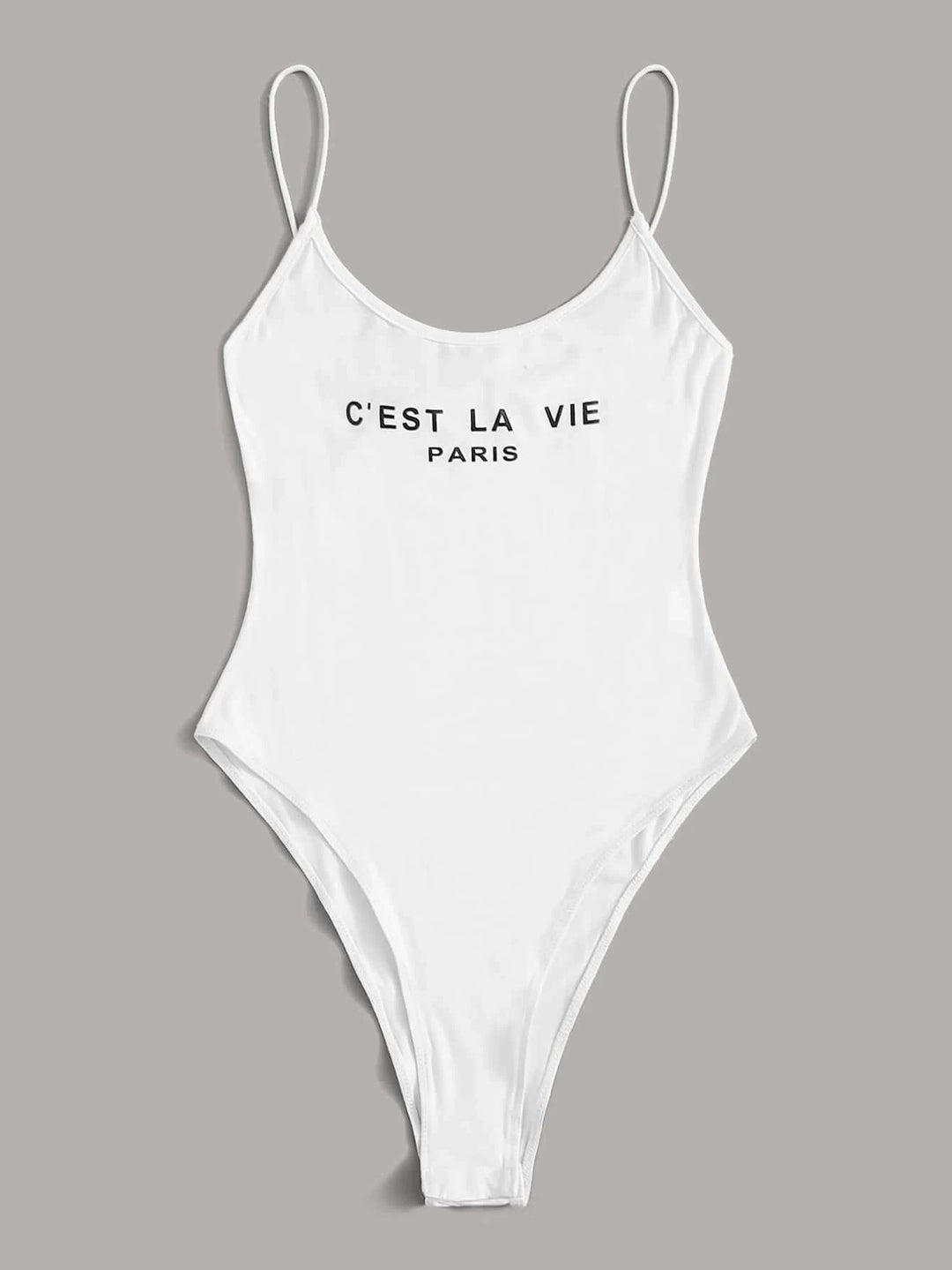 Paris Graphic Cami Bodysuit