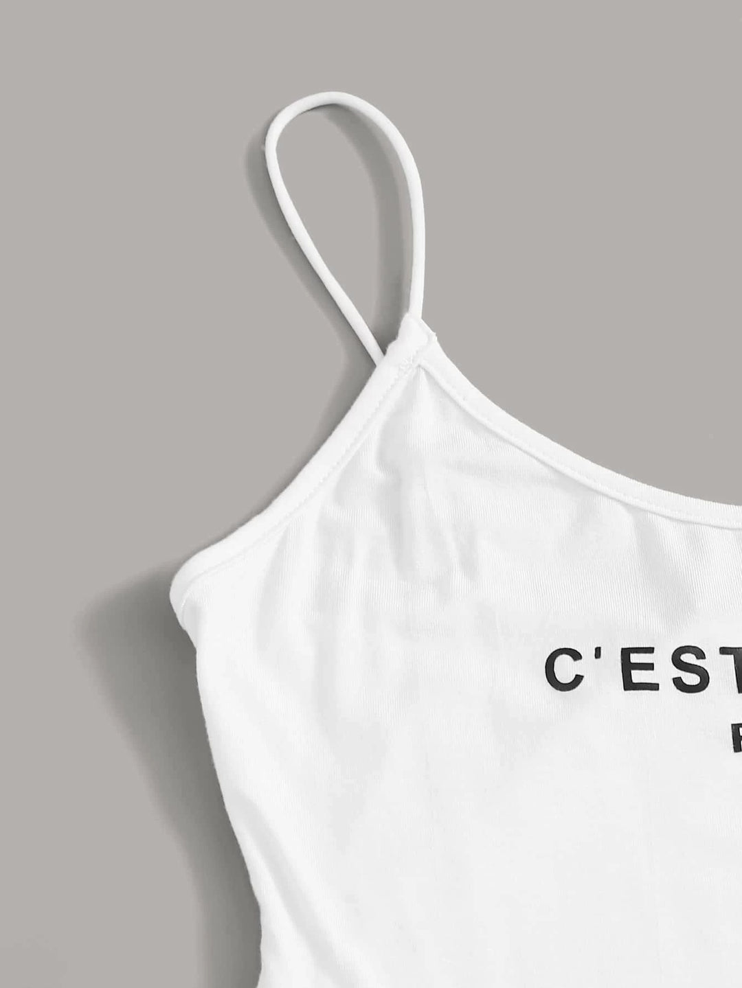 Paris Graphic Cami Bodysuit