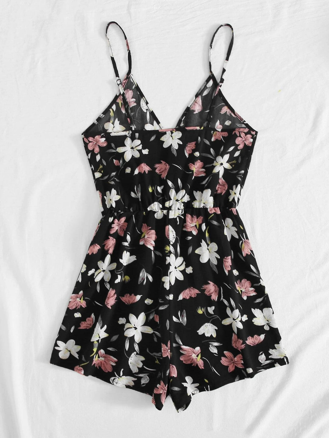 Barboteuse camisole à imprimé floral