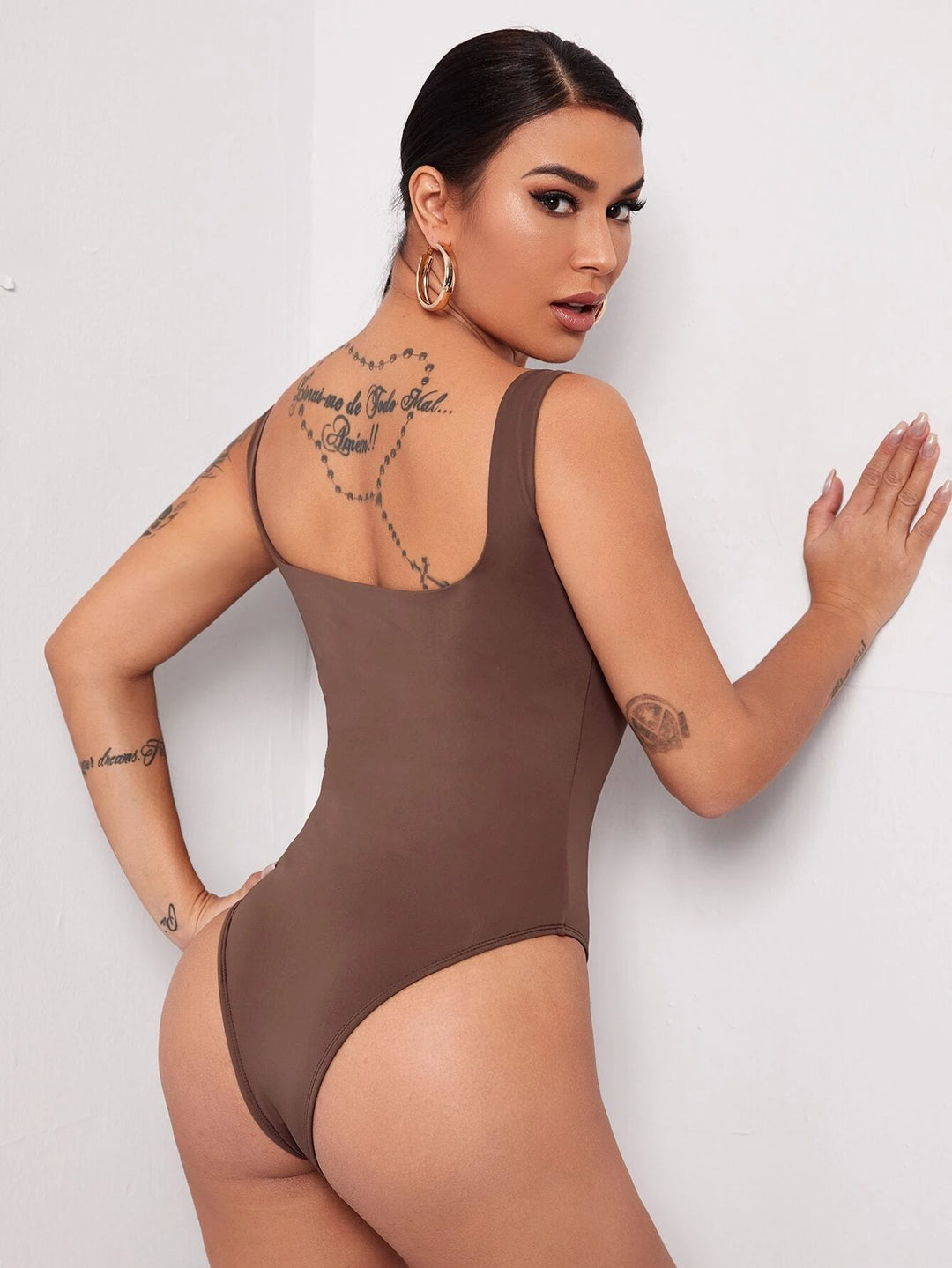 Form Fitted Solid Bodysuit