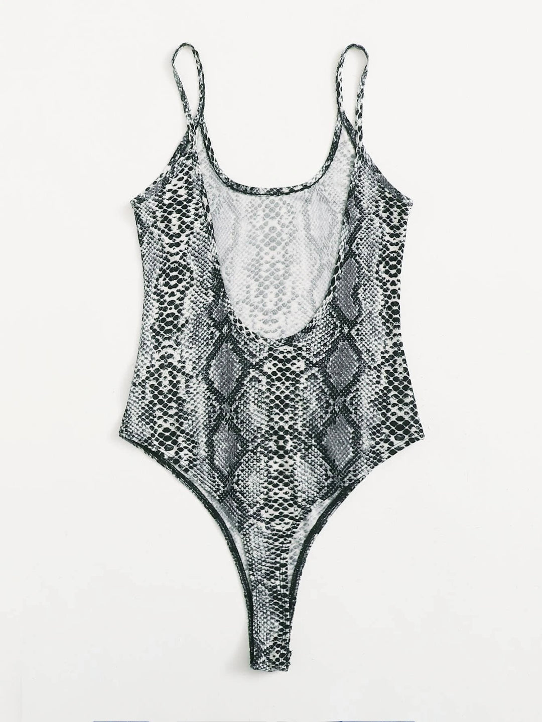 Snake Printed Cami Bodysuit