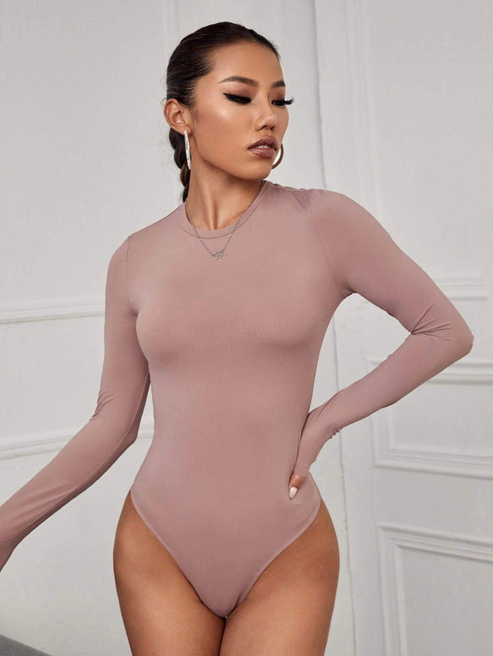 Solid Colored Form Fitted Bodysuit