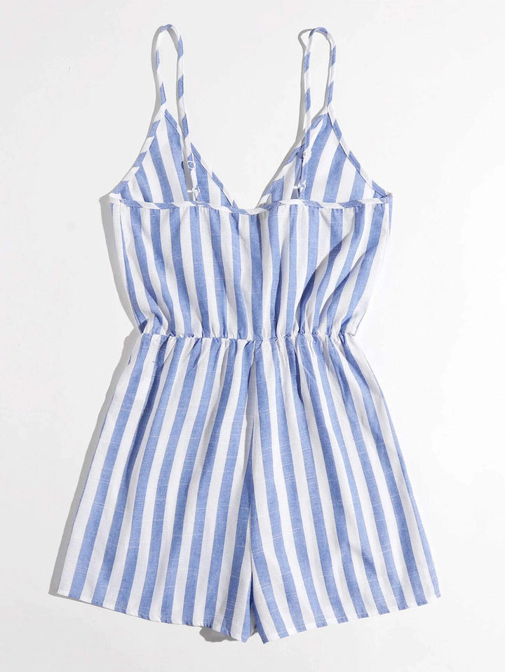 Striped Cami Romper