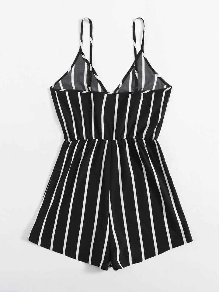 Striped Cami Romper