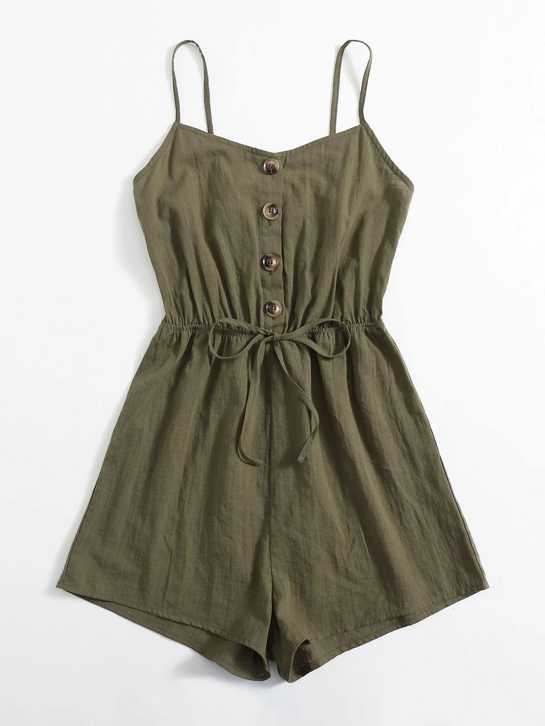 Single Breasted Cami Romper