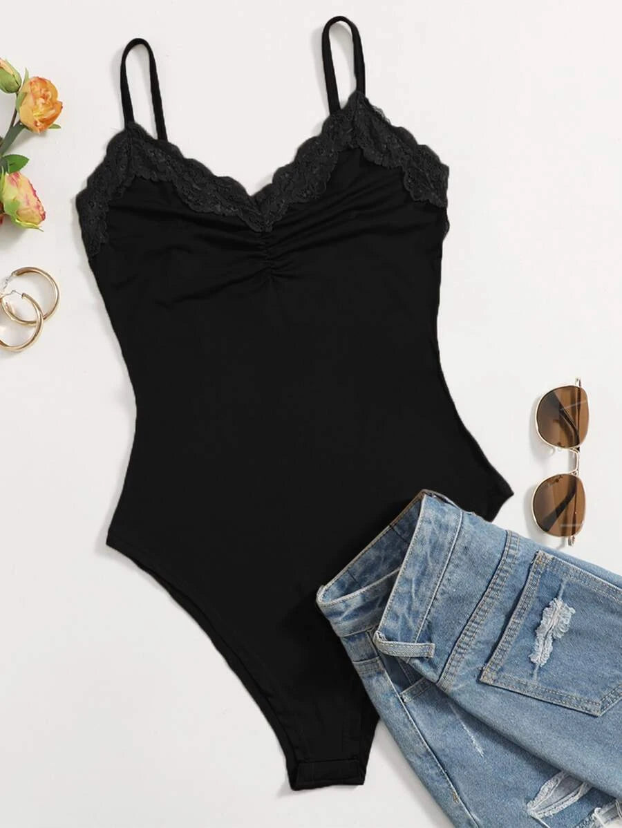 Laced Cami Bodysuit