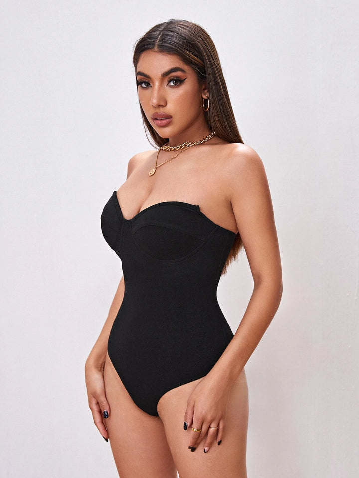 Solid Colored Tube Bodysuit