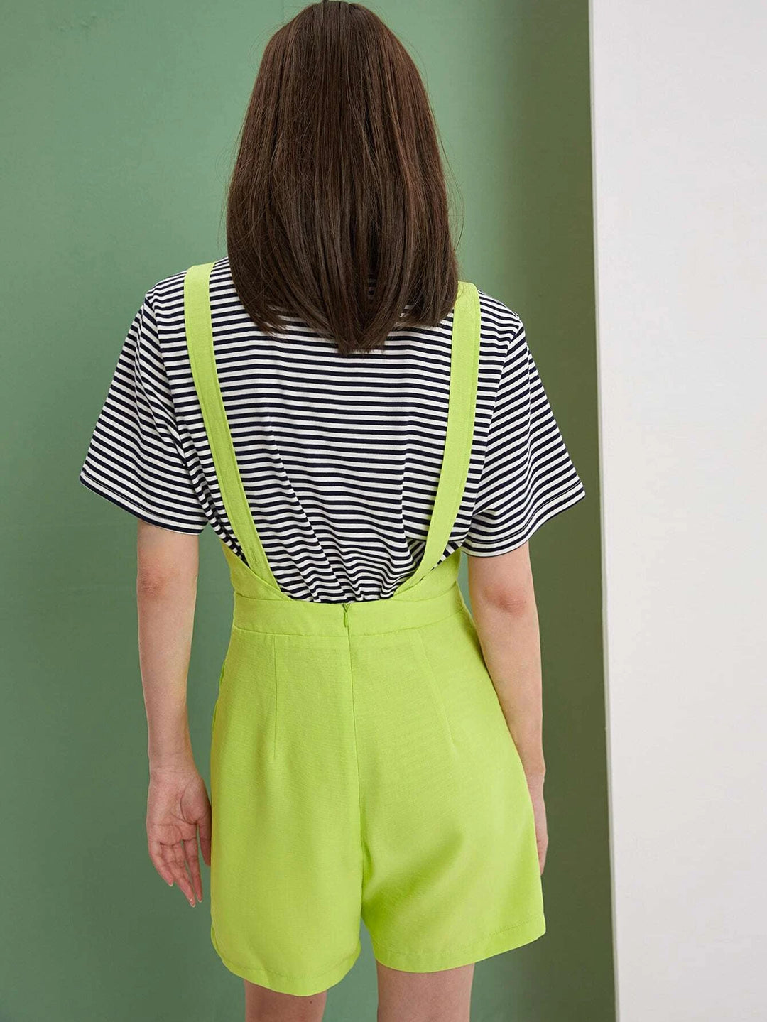 Pocket Zip Back Overalls