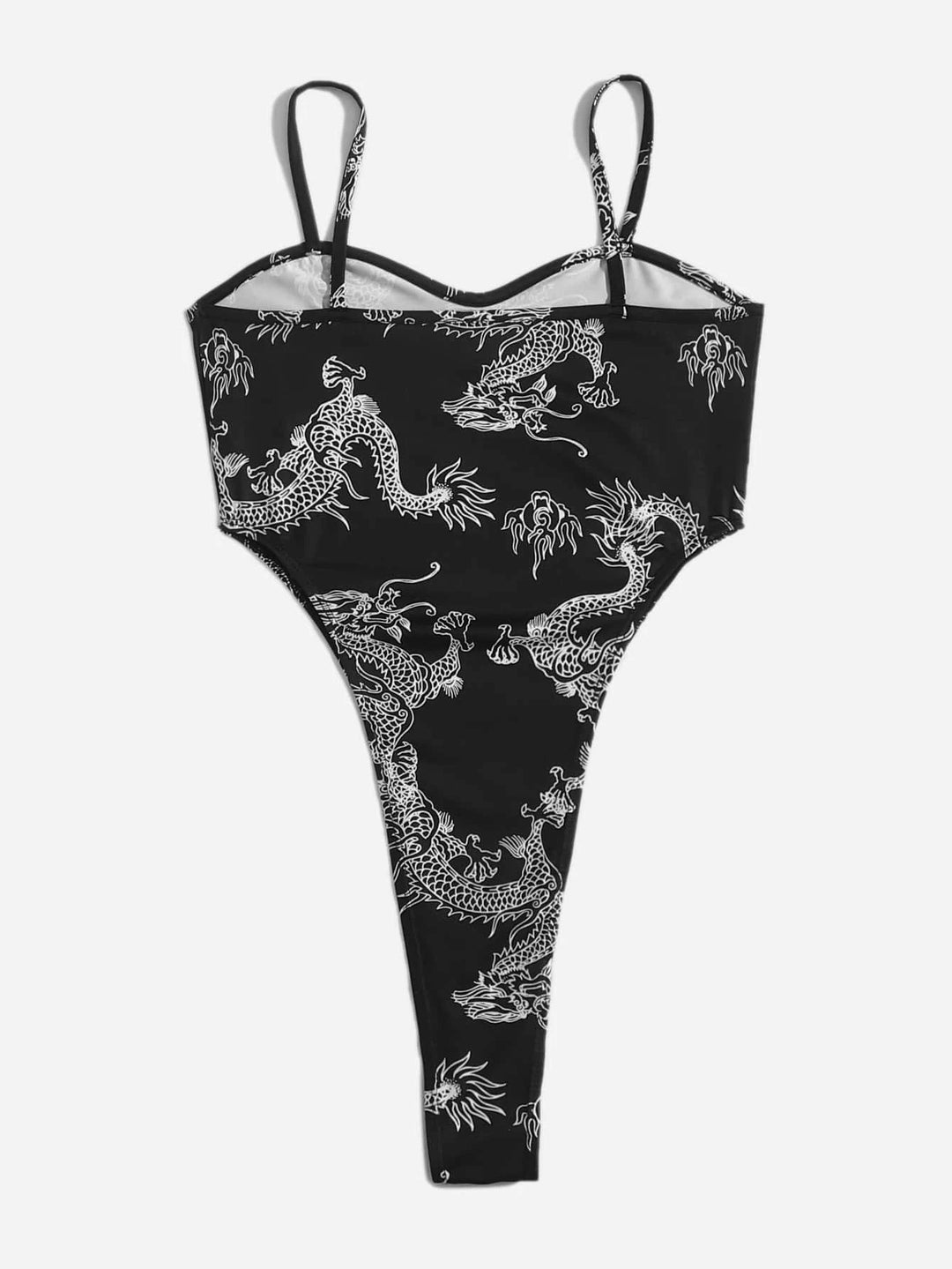 Dragon Print Cami Bodysuit