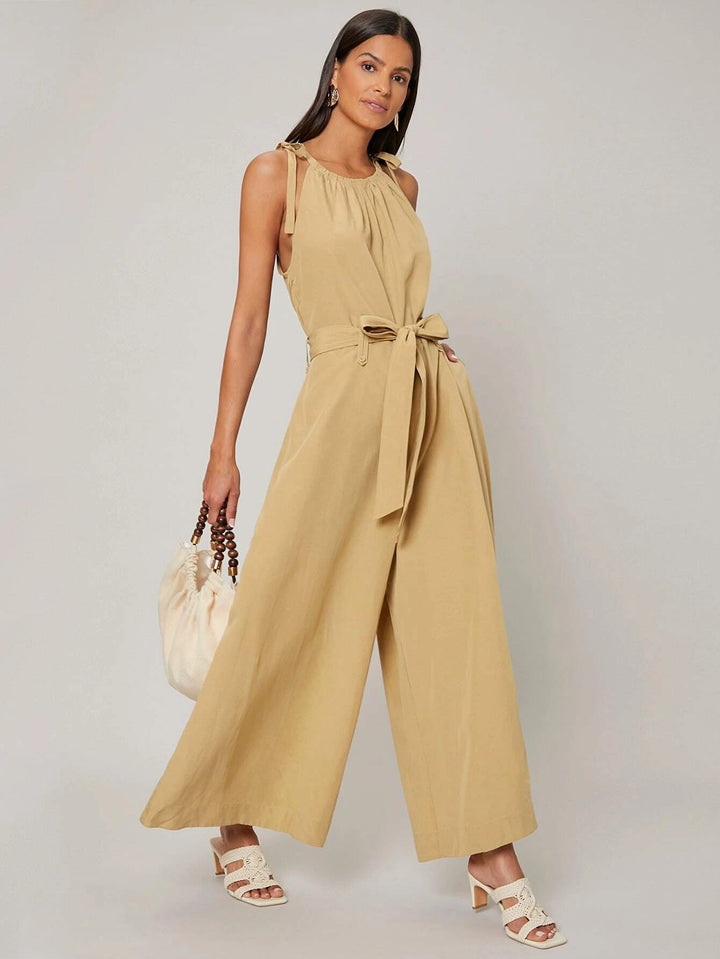 Halter Neck Cami Jumpsuit