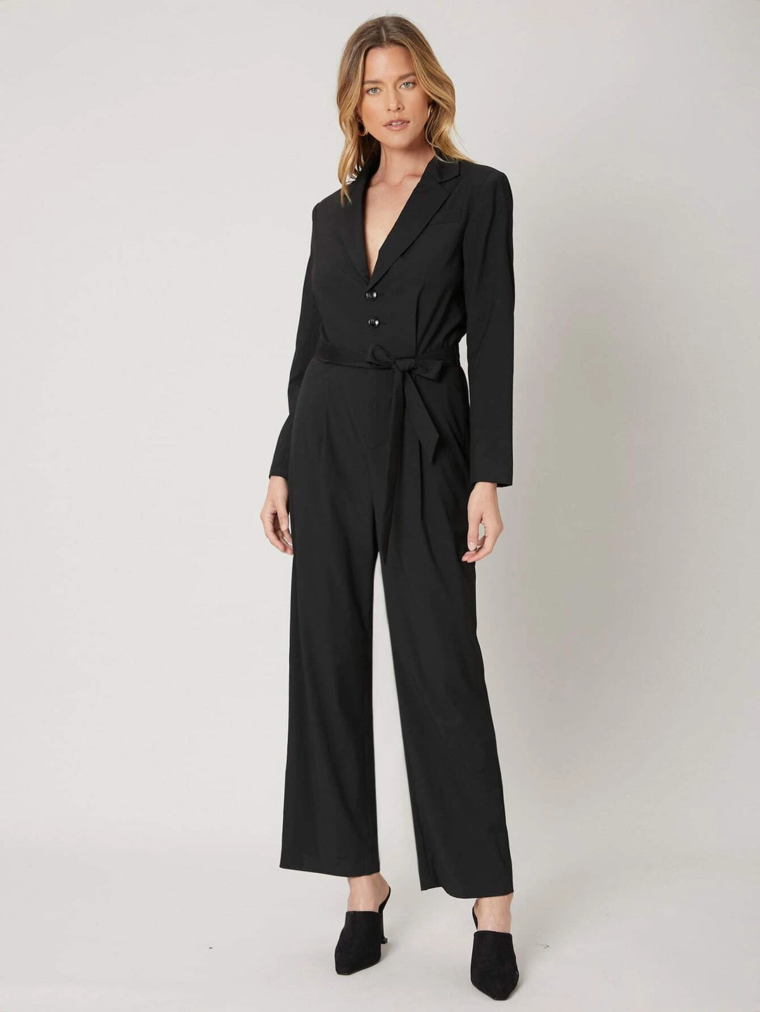 Belted Shirt Jumpsuit