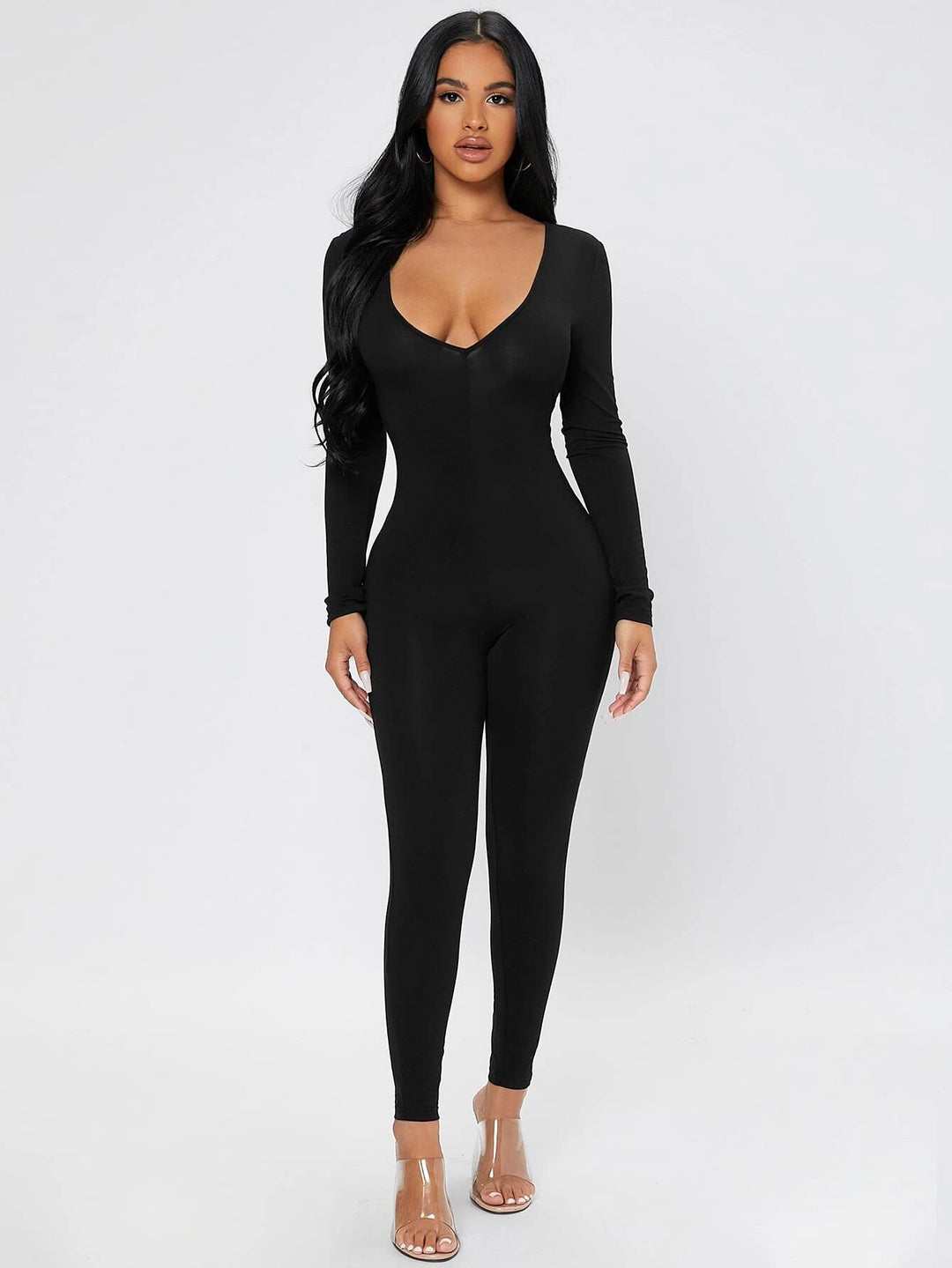 Bodyfit Solid Colored Jumpsuit