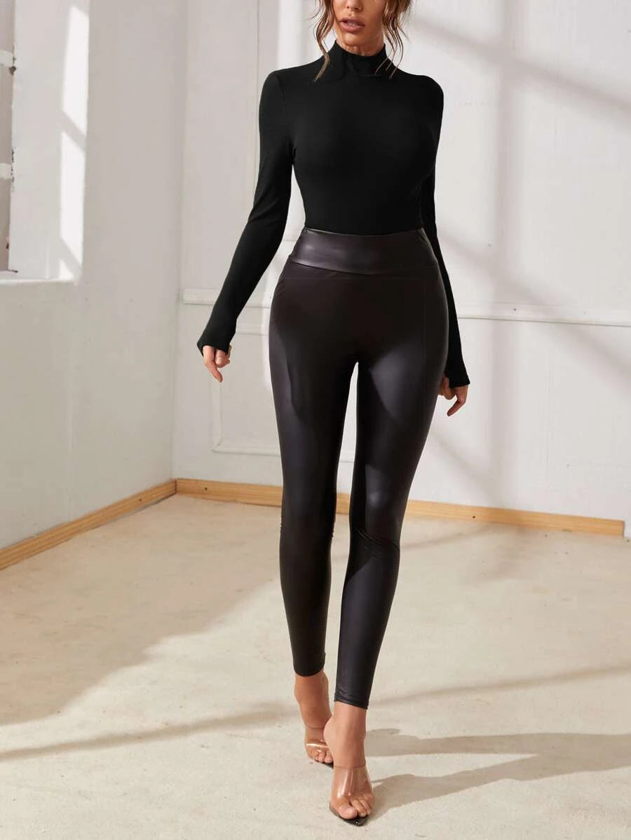 Slim Fit Rib-knit Bodysuit