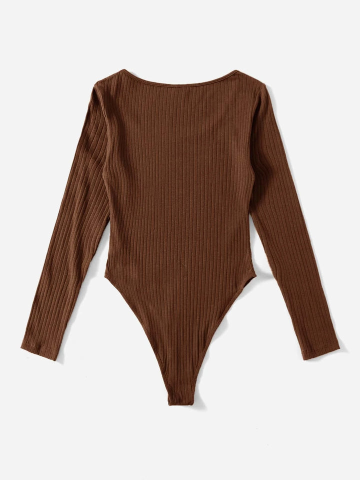 Ribbed Knit Bodysuit