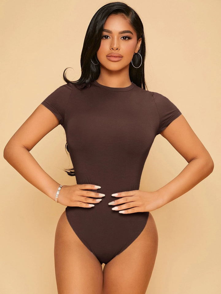 Cap Sleeve Slim Fit Bodysuit