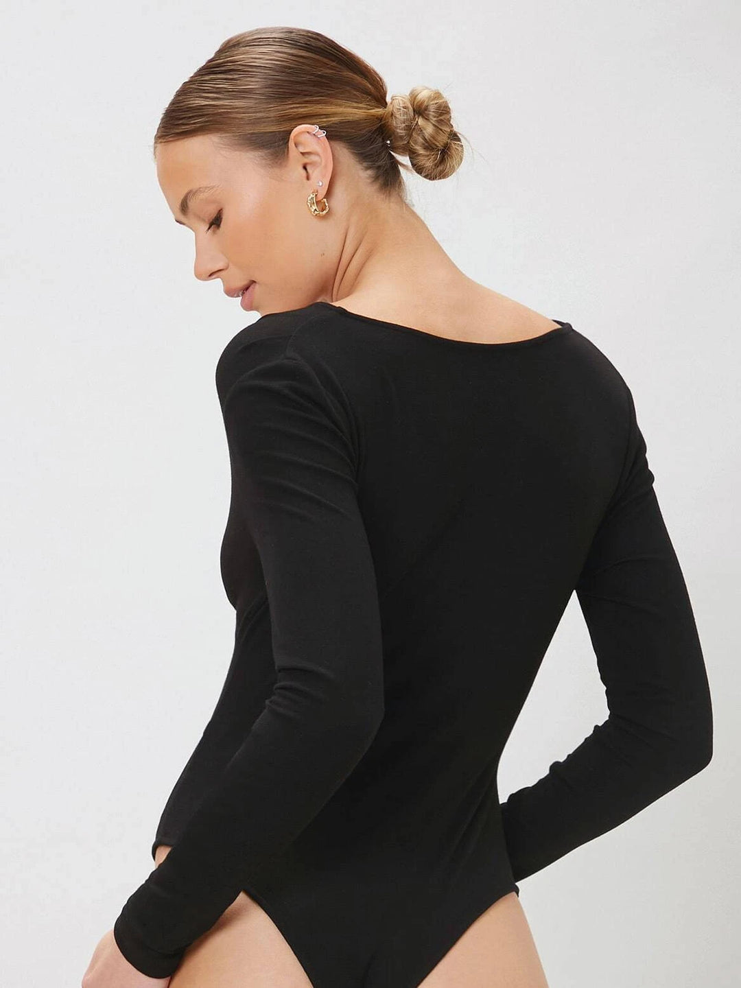 Slim Fit Gathered Bodysuit