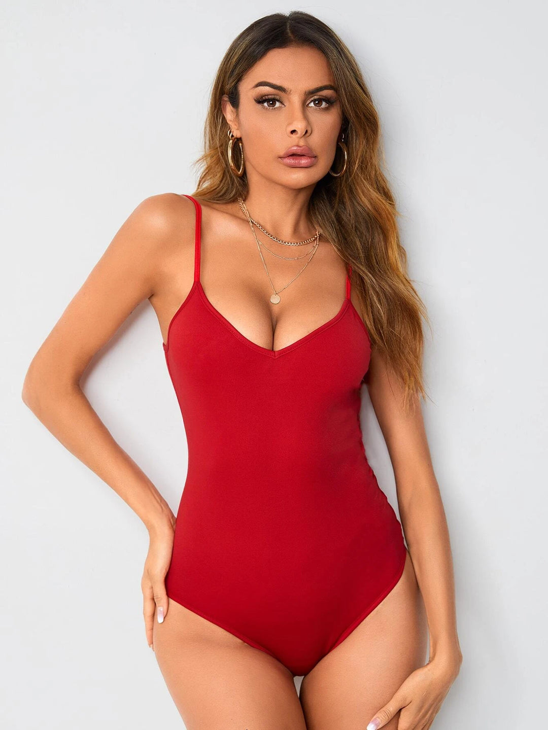 Solid Cheeky Cami Bodysuit