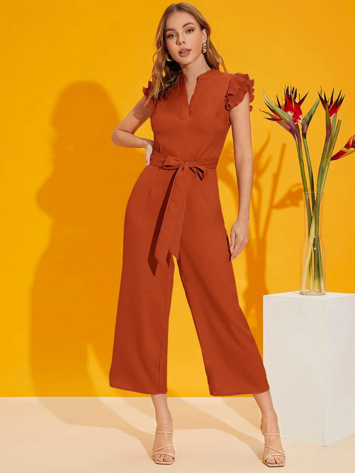 Butterfly Sleeved Jumpsuit