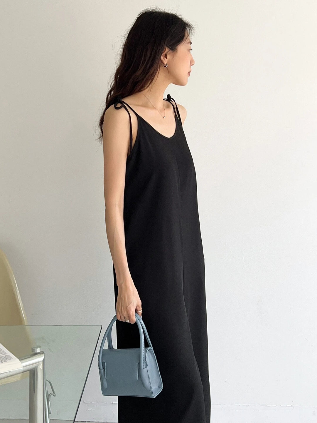 Shoulder Hidden Pocket Cami Jumpsuit