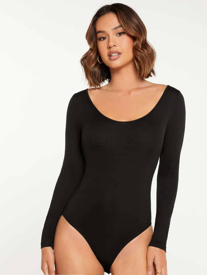 Scoop Neck Slim Fit Bodysuit