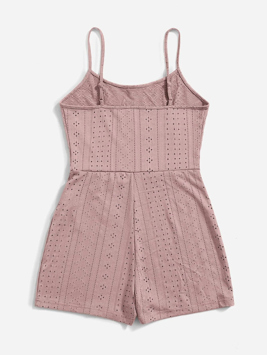 Eyelet Embroidery Romper