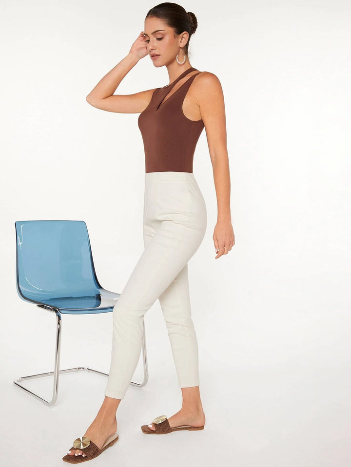 Cut Out Slim Fit Bodysuit