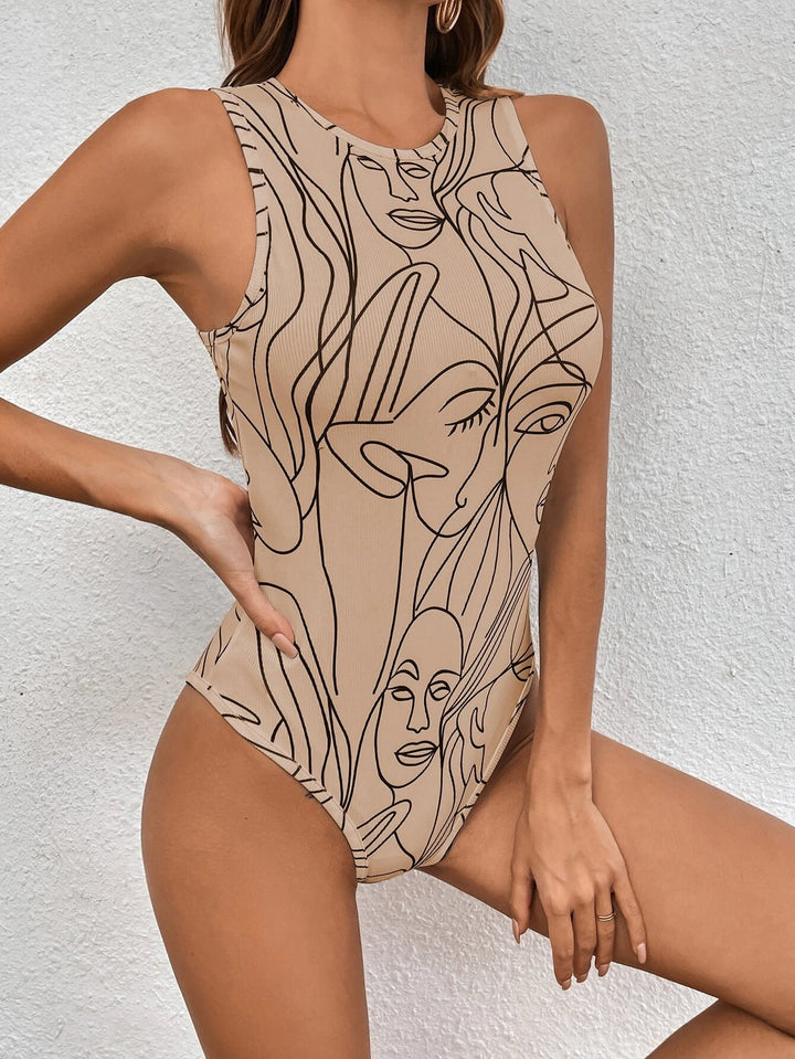 Abstract Figure Bodysuit