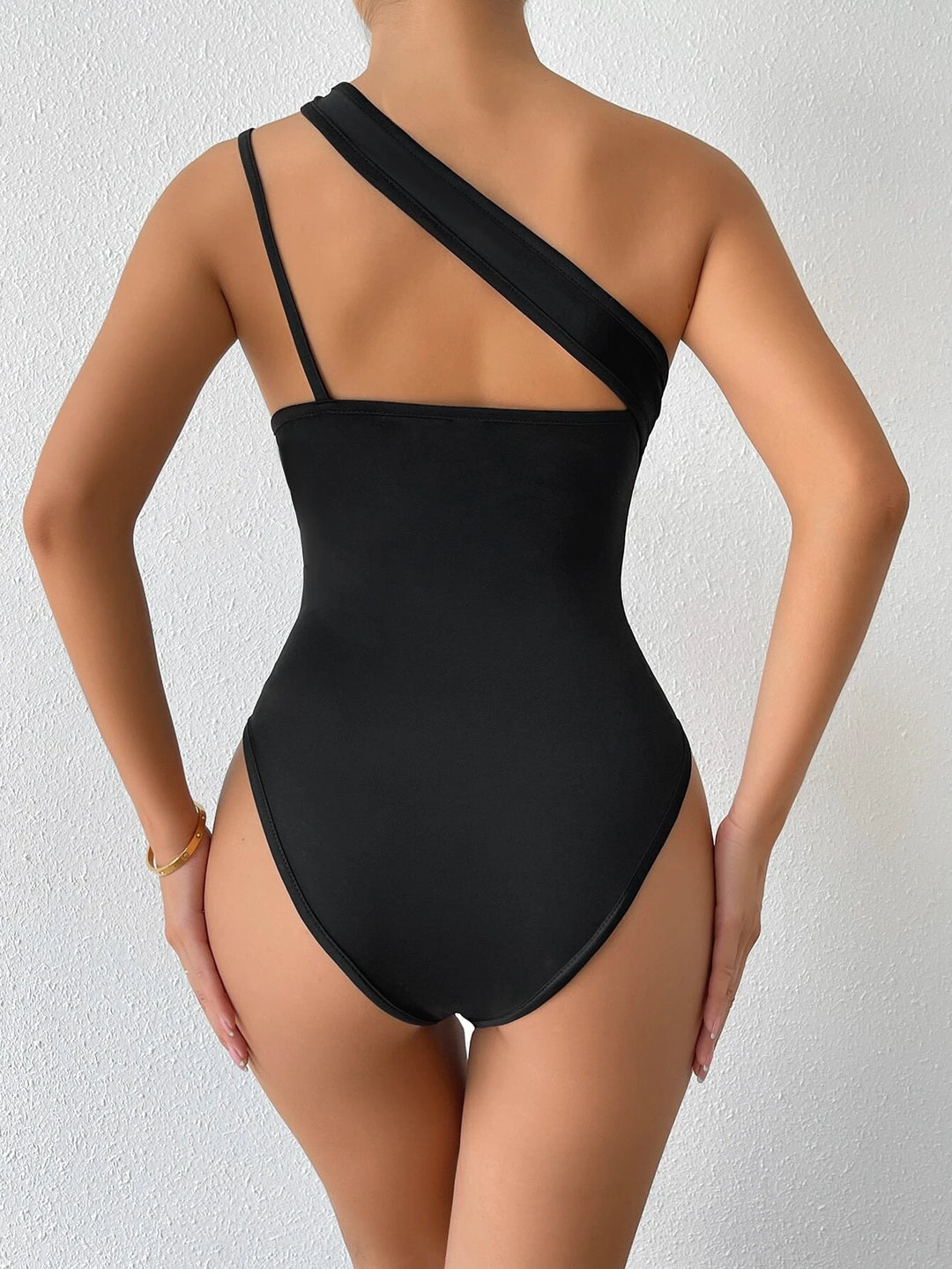 One Shoulder Cut Out Bodysuit