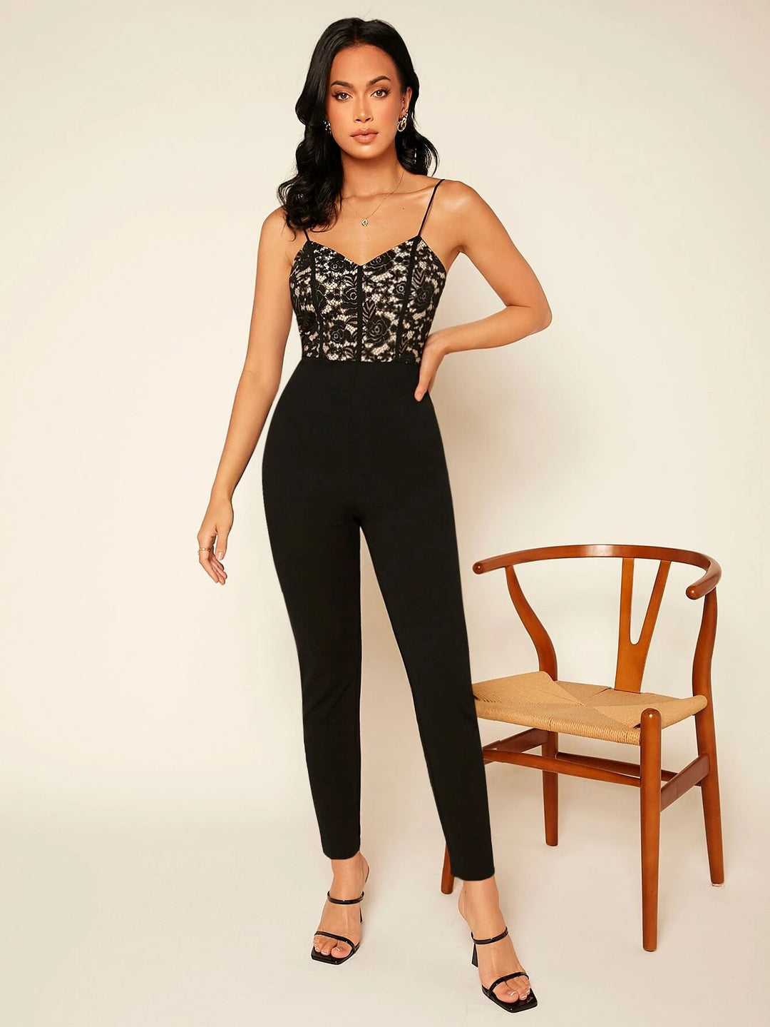 Sleeveless Unitard Cami Jumpsuit