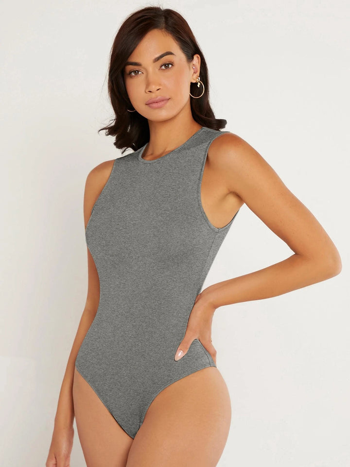 Neck Fitted Tank Bodysuit