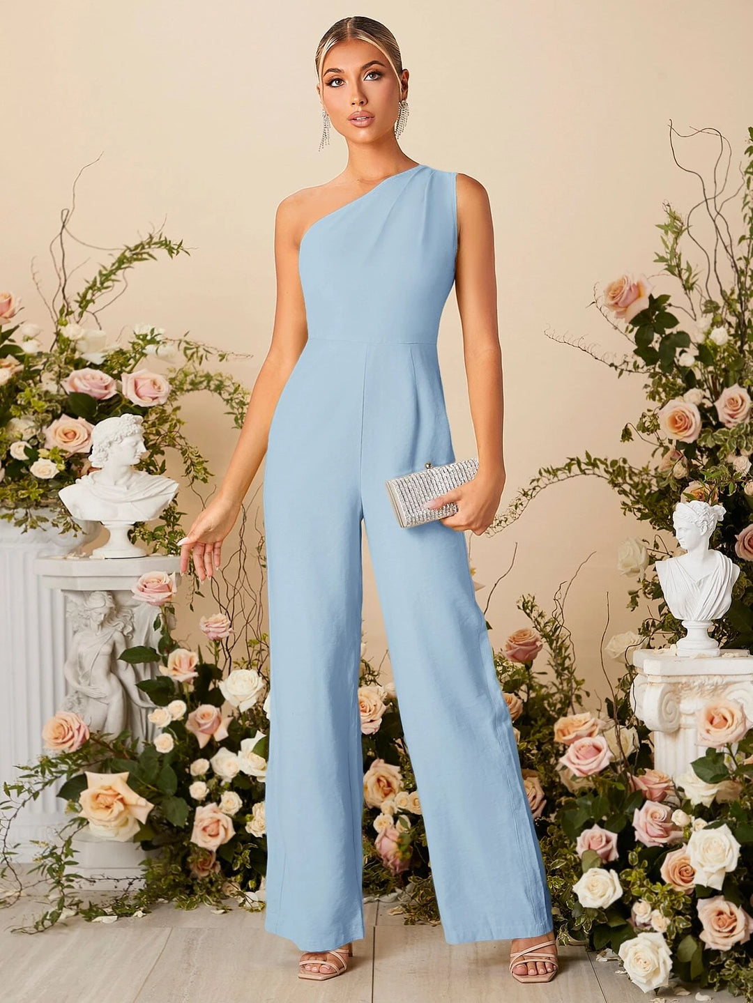 One Shoulder Jumpsuit