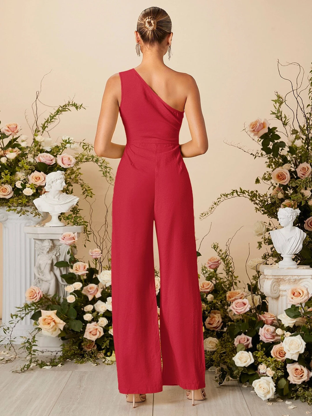 One-Shoulder-Jumpsuit