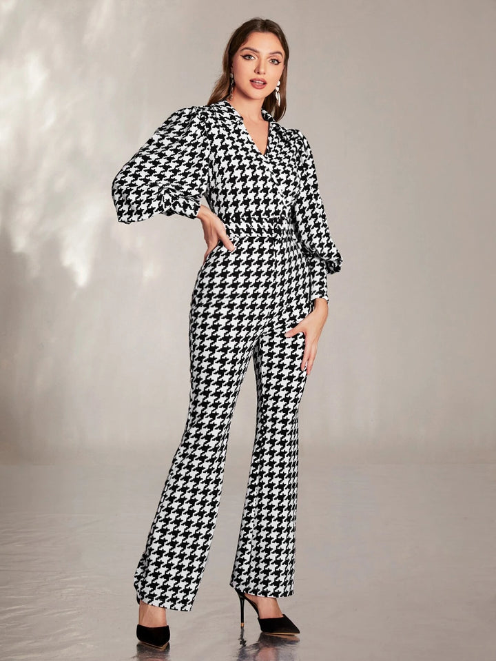 Sleeve Flare Jumpsuit