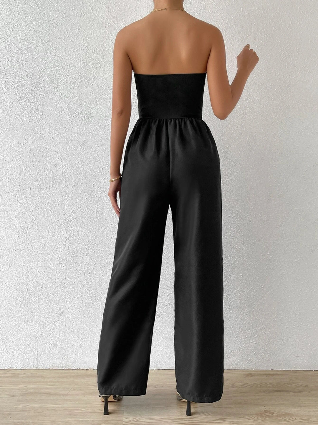 Casual Slant Pocket Sleeveless Jumpsuit