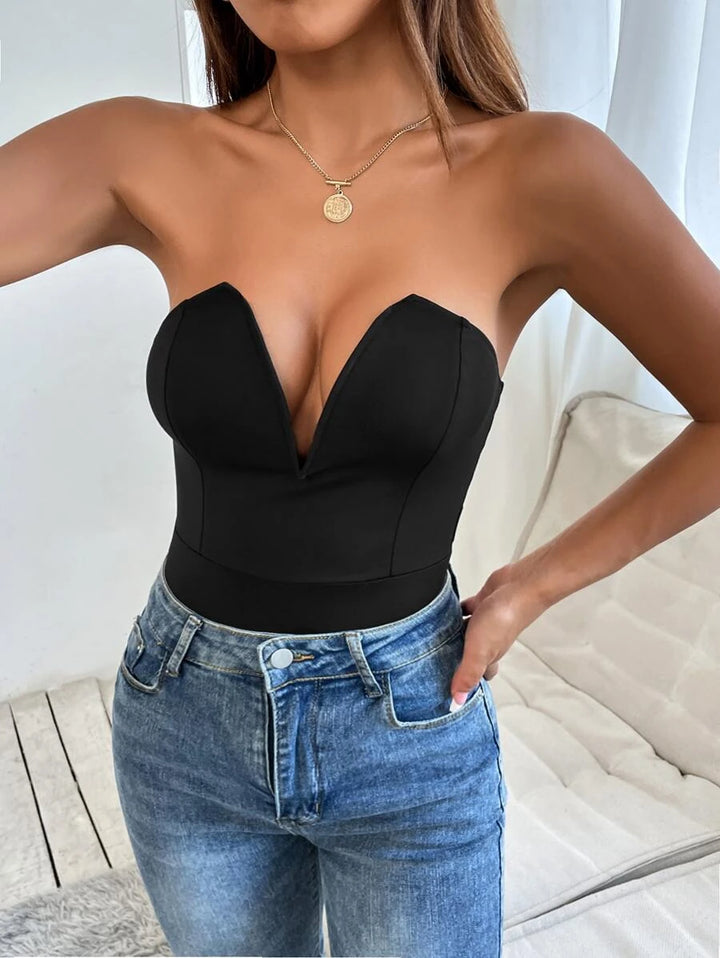 Slim Fit Tube Bodysuit