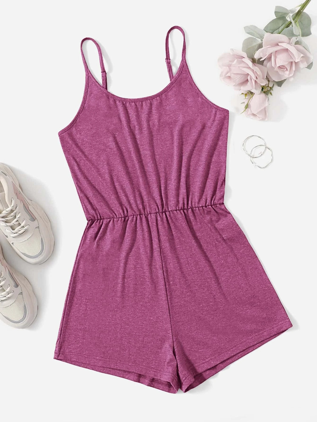 Solid Colored Slip Romper